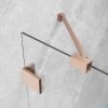 Radaway Essenza Pro Brushed Copper Pnd II parawan nawannowy 140cm lewy szczotkowana miedź 10102140-93-01L
